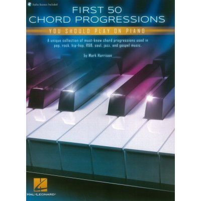 First 50 Chord Progressions sbírka akordových postupů pro klavír pro hraní doprovodů – Sleviste.cz