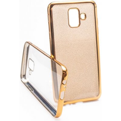 Telone Glitter Case Elektro Samsung Galaxy A6 A600 Gold – Zboží Mobilmania