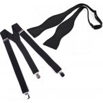 Assante Set a motýlek vázací 522 černý – Zboží Dáma