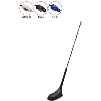 Triplex AM-FM / DAB-DAB+ / GPS anténa Calearo – Hledejceny.cz