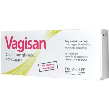 Vagisan HydroKrém Cremolum vaginální čípky 16 ks