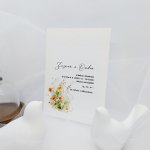 Svatební oznámení Oranžové luční kvítí 1 – Hledejceny.cz