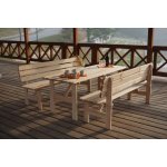 Zahradní dřevěný stůl k pivnímu setu VIKING Š 180 cm – Hledejceny.cz