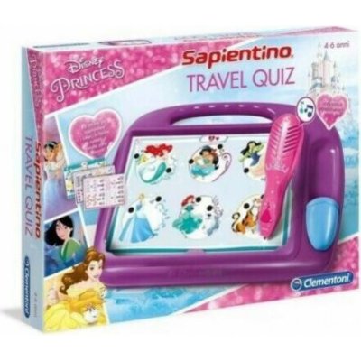 Clementoni Cestovní elektronický kvíz Disney Princezny – Zboží Dáma
