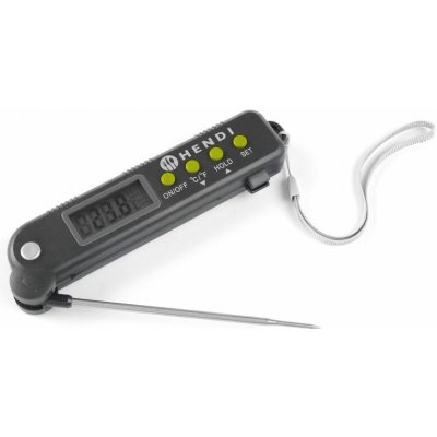 Hendi Teploměr se skládací sondou, -50/300˚C, 160x40x(H)25mm – Zboží Mobilmania