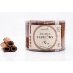 Bioprodukt JT Jablečné trubičky s karobovou polevou dóza 540 g – Zbozi.Blesk.cz