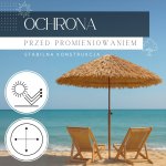 Springos BU0023 PLÁŽOVÝ SLUNEČNÍK 160 CM – Zboží Mobilmania