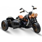 Baby Mix Dětská elektrická motorka SideCar černá – Zboží Dáma