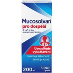 MUCOSOLVAN PRO DOSPĚLÉ 30MG/5ML SIR 1X200ML – Hledejceny.cz