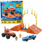 MEGA BLOKS Mega Construx Hot Wheels Monster Trucks srážka s Tiger Shark – Zboží Mobilmania