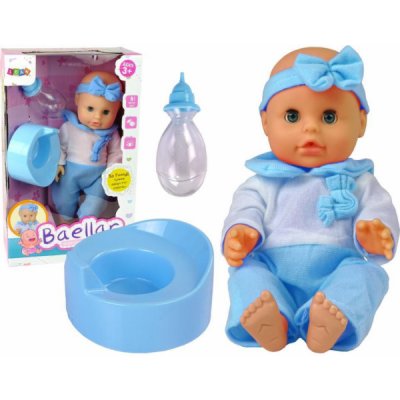 Import Leantoys panenky pyžama 30 cm modré nápoje hrnce na láhve – Zbozi.Blesk.cz