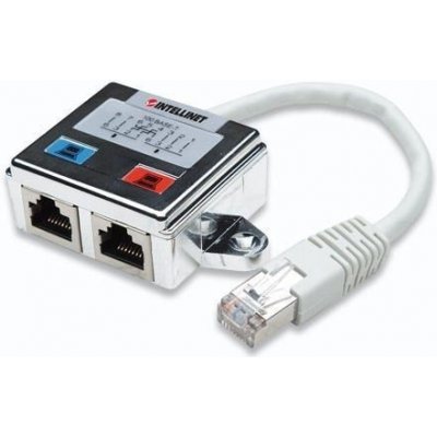 Intellinet 2-Port Modular Distributor, FTP Rozdvojka RJ45 – Zboží Mobilmania