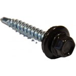 Střešní šroub + EPDM 4,8 x 20 mm, samovrtný - Tmavě hnědá RAL 8019 / balení 200 ks – Hledejceny.cz