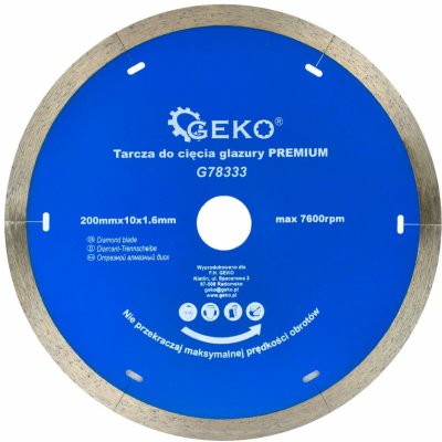 GEKO Diamantový kotouč PREMIUM 200x10x22,2mm 40195 G78333 – Zboží Dáma