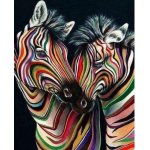 Figured ART Vyšívání křížkové sada Pár zeber – Zboží Dáma