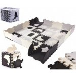 Divio Pěnové puzzle MAXI 16 ks 143x143x1 cm zvířata bílo-šedo-černě