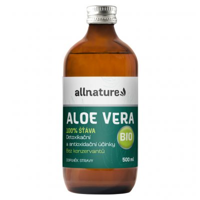 Allnature Bio Aloe Vera 0,5 l – Zboží Dáma