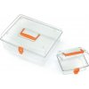 Úložný box Prosperplast NUF FAMILY průhledný box na drobné díly 14,8 x 13,5 x 7 cm