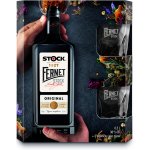 Fernet Stock Original 38% 0,5 l (dárkové balení 2 sklenice) – Hledejceny.cz