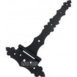 Domax ZOB 300 Ozdobný bránový závěs C 300x50x170x2,5 černý – Sleviste.cz