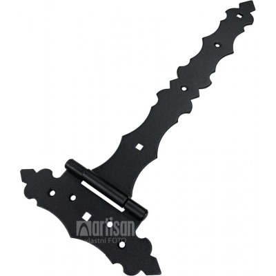 Domax ZOB 300 Ozdobný bránový závěs C 300x50x170x2,5 černý – Sleviste.cz