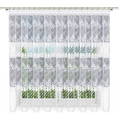 Fliying Luxusní vyšívaná záclona Marcela 400x160 cm – Hledejceny.cz