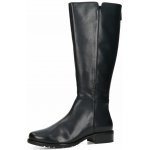 Josef Seibel dámské kožené kozačky na zip tmavomodré – Zboží Dáma