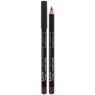 NYX Professional Makeup Slim Lip Pencil krémová a dlouhotrvající tužka na rty 802 Brown 1 g – Zboží Dáma