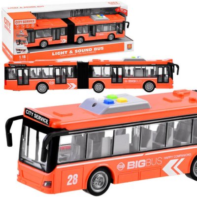 mamido Kloubový autobus s efekty 44 cm – Zboží Mobilmania