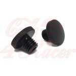 Černé CNC obráběné hliníkové závitové zátky (2 ks) M8 | Zboží Auto
