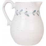 Strömshaga Kameninový džbán Viola Leaf 1,75 l, bílá barva, keramika – Zboží Dáma