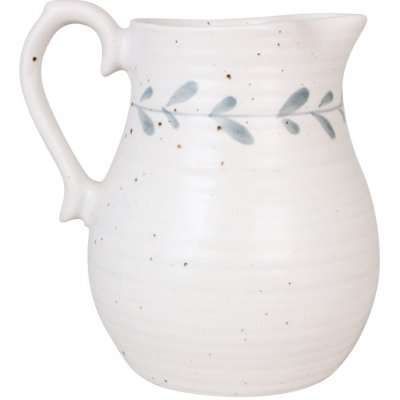 Strömshaga Kameninový džbán Viola Leaf 1,75 l, bílá barva, keramika – Zboží Dáma