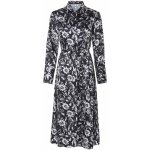 Esmara Dámské saténové midi šaty černá/bílá – Zboží Mobilmania