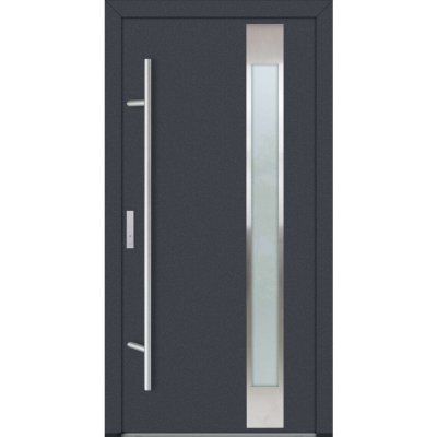 Hahn-Türke DS82-M04 grafitově šedé sklo Antracit Levé 110 x 210 cm – Hledejceny.cz