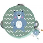 Adam Toys dětská tamburína medvěd modrá – Zboží Dáma