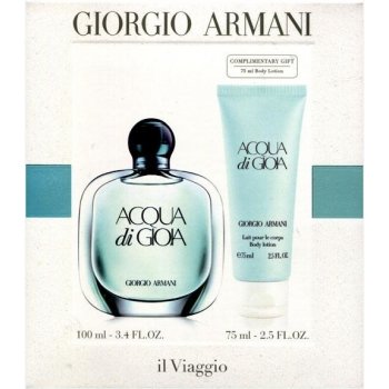 Giorgio Armani Acqua Di Gioia EDP 100 ml + tělové mléko 75 ml dárková sada