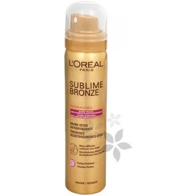 L'Oréal Sublime Bronze samoopalovací spray na obličej 75 ml od 230 Kč -  Heureka.cz