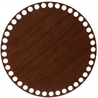 Dno kulaté /Ořech Průměr: 25cm – Zboží Dáma