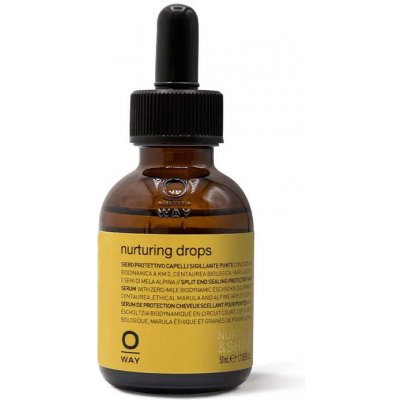 OWAY Nurturing Drops ochranné sérum na roztřepené konečky vlasů 50 ml – Hledejceny.cz