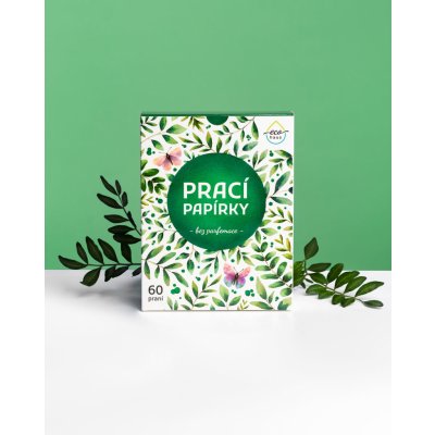 EcoHaus Prací papírky 60 praní bez parfemace – HobbyKompas.cz