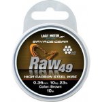 Savage Gear Raw49 10m 0,36mm 24lb Uncoated Brown – Zboží Mobilmania