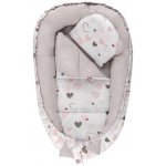 Bomimi HAGI Hnízdečko s polštářkem softSRDÍČKA šedá – Zboží Dáma