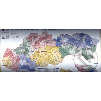 Slovensko - administratívna mapa 1:460 000 - SHOCart – Hledejceny.cz