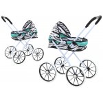 LEANToys s velkými koly Zebra tyrkysová – Zboží Dáma