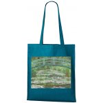 Plátěná taška Cloude Monet Japonský most Petrolejová – Hledejceny.cz