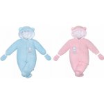 New Baby Zimní kombinézka Nice Bear růžová – Zboží Dáma