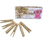 Dipro kolíčky na prádlo dřevěné 24 ks – Zboží Dáma