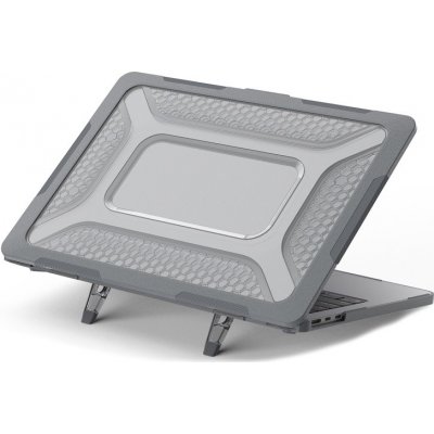 ENKAY 55012 RUGGED Ochranný set pre Apple Macbook Air 13 (M2 / M3) A2681 / A3113 šedý