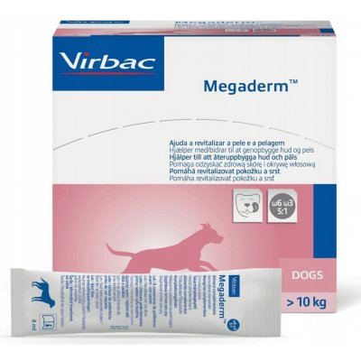 Virbac Megaderm 28 x 8 ml nad 10 kg – Zboží Mobilmania