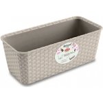 Nohel Garden Truhlík samozavlažovací NATURAL plastový 40x16x13 cm – Hledejceny.cz